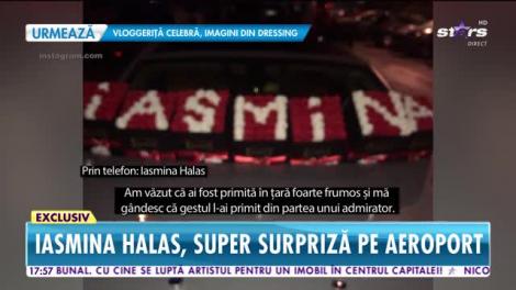 Star News. Iasmina Halas, surpriză pe aeroport. Pretendentul ei a umplut-o de flori