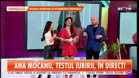 Star Matinal. Ana Mocanu face testul iubirii, în direct! Ce bărbat i se potriveşte