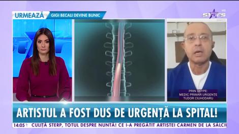 Laurenţiu Duţă, de urgență la spital după ce a înghițit bucăți dintr-o furculiță. Artistul de la 3 Sud Est a intrat direct în sala de operații