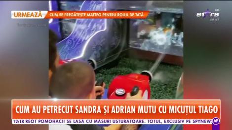 Star Matinal. Cum au petrecut Sandra și Adrian Mutu cu micuțul Tiago