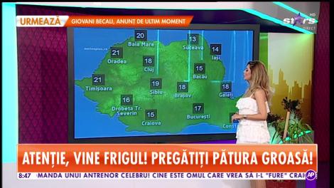 Prognoza meteo 18 noiembrie 2019. Atenție, vine frigul! Meteorologii anunță o schimbare dramatică în toată țara