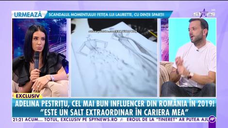 Adelina Pestriţu, cel mai bun infuencer din România, în 2019! "Instagramul este principala mea sursă de venit!"