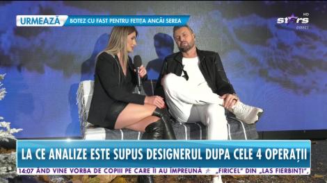 Star News. Cătălin Botezatu, din nou pe mâinile medicilor. La ce analize este supus designerul