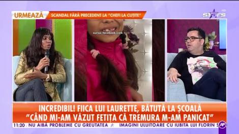 Star Matinal. Fetiţa lui Laurette, cu dinții sparți, după ce a fost bătută la școală: Nu este la primul incident. Acum două luni a primit un pumn în nas