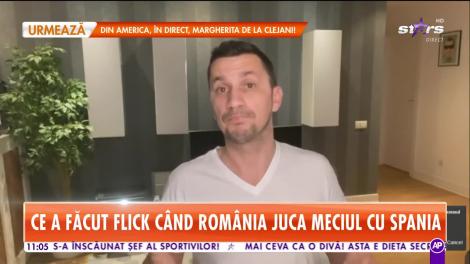 Star Matinal. Ce a făcut Flick când România juca meciul cu Spania. Ascultă aici mesajul în rime