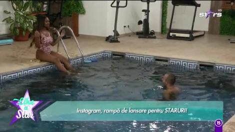 Like a Star. Rita și Mădălin, momente incediare la piscină