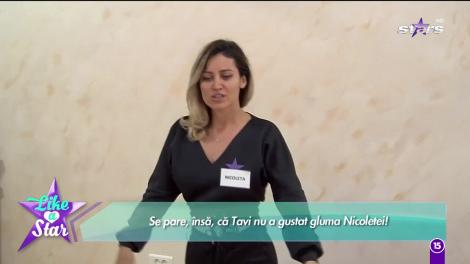 Like a Star. Nicoleta îi face o farsă lui Tavi, dar concurentul nu gustă gluma: Vrei să ne despărțim?