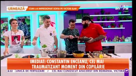 Rețeta zilei! Chef Berry pregătește file de biban cu cartofi dulci și piure de mazăre