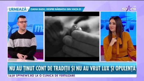 Star News. Imagini de la nunta lui Cătălin Bordea. Comediantul şi soţia lui nu au ţinut cont de tradiţii