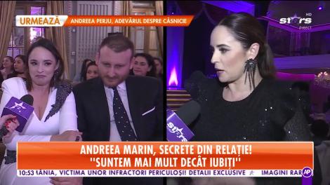 Star Matinal. Andreea Marin, secrete din relație: Este plăcut să te bucuri de alături omul de lângă tine