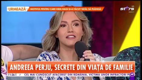 Star Matinal. Andreea Perju, secrete din viaţa de familie. Cum îşi menţine artista aprinsă flacăra iubirii în cuplu