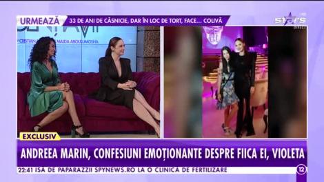 Andreea Marin, dezvăluiri neașteptate despre relația dintre iubitul ei și Violeta: ”Îi e partener de trăznăi oricând!”