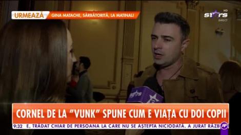 Star Matinal. Cornel de la Vunk spune cum e viața cu doi copii: Cu cât am mai mulți copii, cu atât mă simt mai tânăr