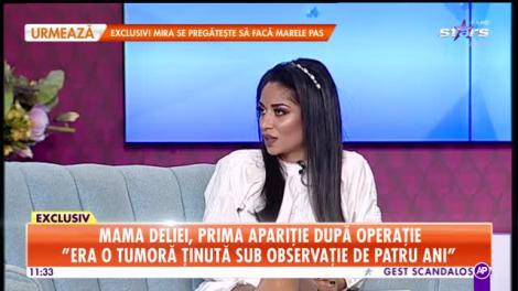 Star Matinal. Gina Matache, prima apariție după operație: Delia a cheltuit 100.000 de euro pe la spitale