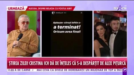 Despărţire bombă! Cristina Ich i-a spus adio lui Alex Piţurcă, la o lună de când au devenit părinţi!