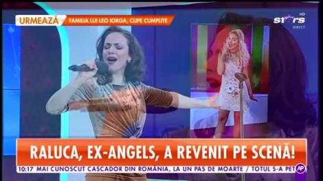 Star Matinal. Raluca, ex-Angles, a revenit pe scenă! Ascula aici piesa " Iubește Iubirea"!