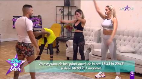 Like a Star. Liviu se ocupă antrenamentul fetelor din casă: Livia, puțin mai aplecată, te rog!