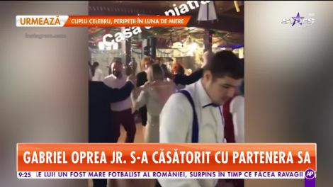 Gabriel Oprea jr. s-a căsătorit cu partenera sa!