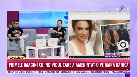 Mara Bănică face primele declaraţii după ce individul care a ameninţat-o a fost prins!