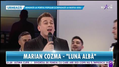 Marian Cozma cântă, la Răi da Buni, melodia "Lună Albă"