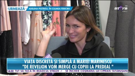 Viaţa discretă şi simplă a Mariei Marinescu! "De Crăciun vom merge cu copiii în Dubai"