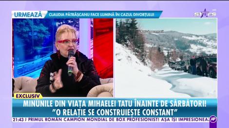 Răi da Buni. Minunile din viața Mihaelei Tatu înainte de sărăbtori: Am zile în care ajung acasă și plâng
