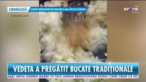 Nicoleta Luciu a lăsat fițele și a trecut la bucătărie