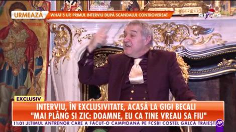 Star Matinal. Gigi Becali, interviu de Sărbători: De Revelion, de la ora 23 până ora 4 sunt în biserică