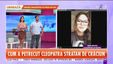Star Matinal. Cum a petrecut Cleopatra Stratan de Crăciun