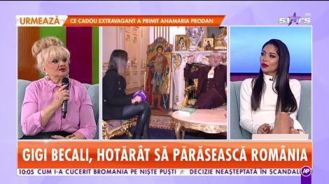 Gigi Becali vrea să plece definitiv din ţară