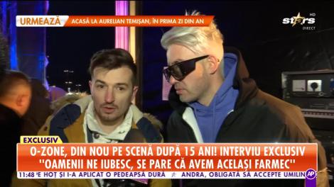 Din nou, pe scenă, după 15 ani! Interviu exclusiv cu trupa O-Zone