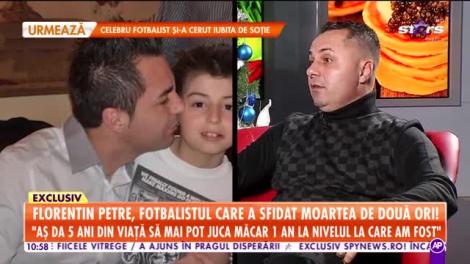 Star Matinal. Florentin Petre, întâmplarea care i-a schimbat destinul. Fostul fotbalist a reuşit să învingă o boală cumplită