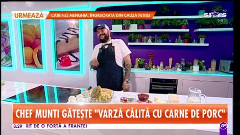 Star Matinal. Reţeta lui Chef Munti - Varză călită cu carne de porc