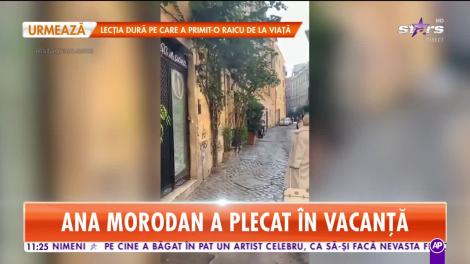 Ana Morodan, vacanţă în Italia