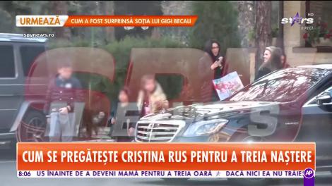 Star Matinal. Fimări în exclusivitate! Ce a făcut Cristina Rus înainte să devină mămică pentru a treia oară
