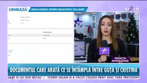 Nicolae Guţă nu e tatăl băiatului născut de Cristina Guţă