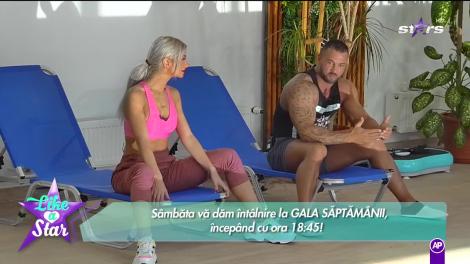 Like a star! Livia învață de la Cătălin noi tehnici de relaxare