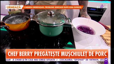 Reţeta lui Chef Berry - Star Matinal: Mușchiuleț de porc în sos de hribi