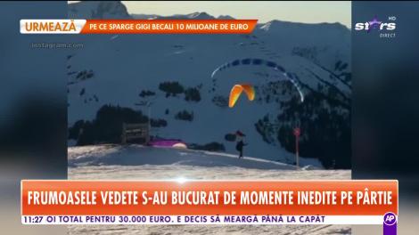 Star Matinal. Ileana Badiu şi Andreea Berecleanu, vacanţă de poveste pe pârtie