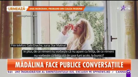Un nou război între Mădălina şI fostul soţ, Gabi Enache!