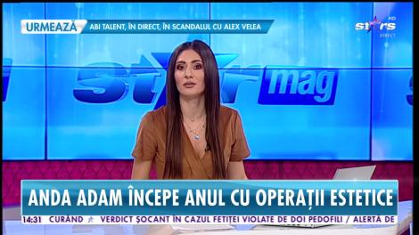 Anda Adam, operaţie estetică la nas!