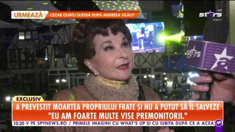 Star Matinal. Drama cumplită a Anetei Stan! Artista a prevestit moartea propriului frate, dar nu a putut să-l salveze