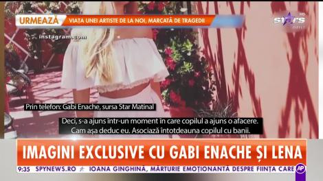 Star Matinal. Cum este Gabi Enache în preajma actualei soții