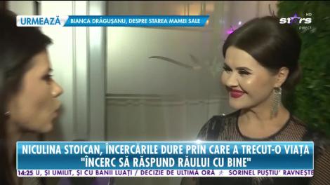 Star News. Niculina Stoican, despre perioadele mai puţin plăcute din viaţa ei: Încerc să răspund răului cu bine