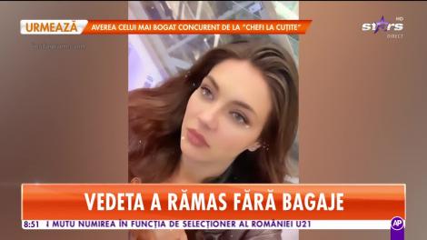 Star Matinal. Cristina ICH, în lacrimi pe aeroport. Vedeta a rămas fără bagaje