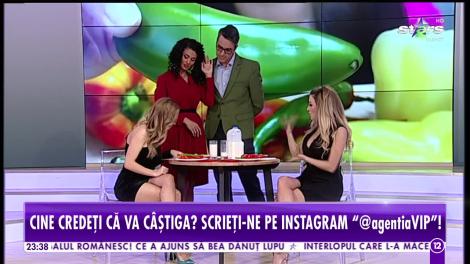 Dive, în flăcări la TV! Provocare cu ardei iuţi pentru două bombe sexy!