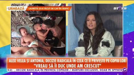 Antonia şi Alex Velea, decizie radicală în ceea ce îi priveşte pe copiii lor!