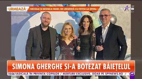 Simona Gherghe și-a botezat băiețelul