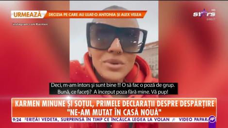 Karmen Minune şi soţul ei fac primele declaraţii despre despărţire!