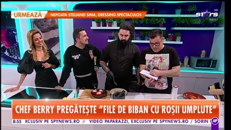 Reţeta lui Chef Berry - Star Matinal: File de biban cu rosii umplute